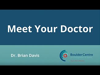 Meet Your Doctor Brian Davis, MD
